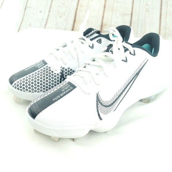 Nike Mens Force Zoom Trout 7 Pro CQ7224-101 White Lace Up Baseball Cleats Sz 8.5 main image 8